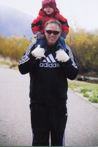 john roeber with grandson